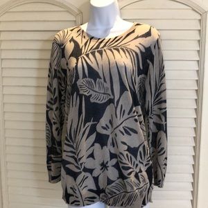 LOFT Italian Yarn Floral Sweater